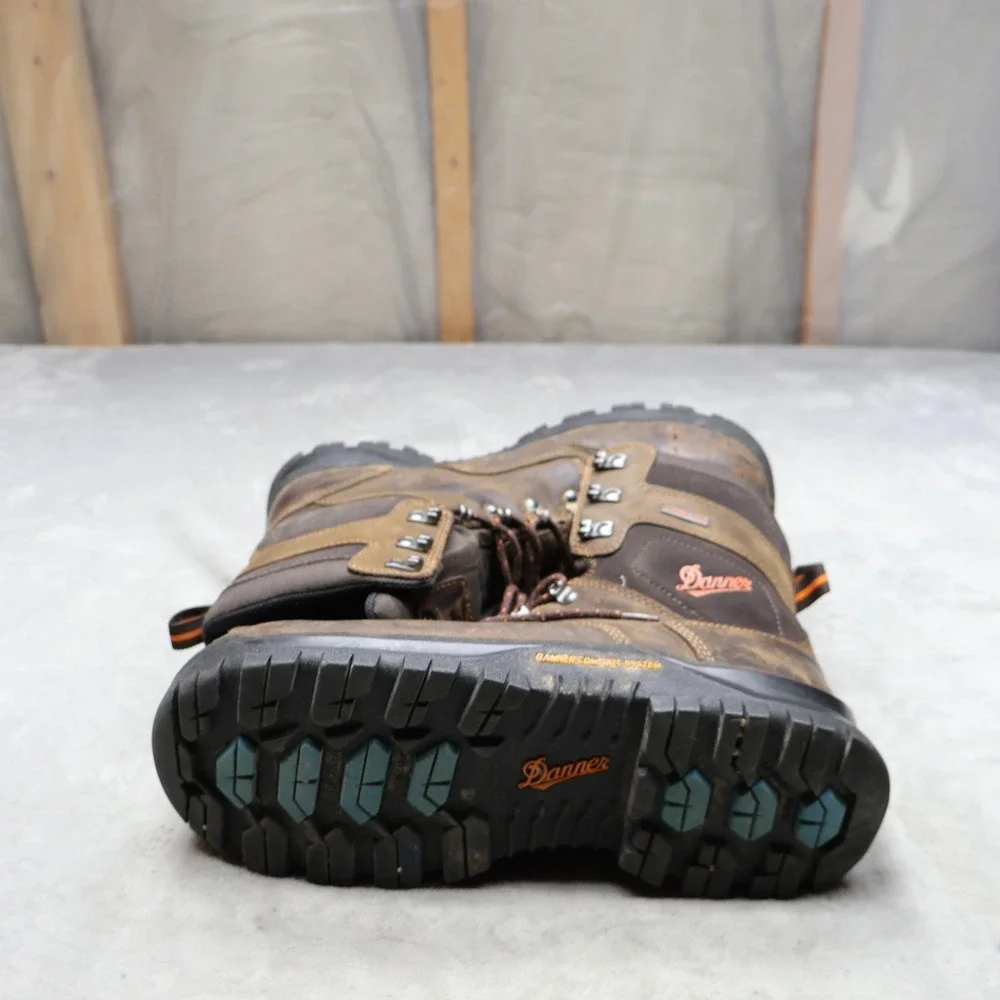 Danner Mens 9 Work Boots Brown Crafter 8 Leather Waterproof 800g Insulated Trail